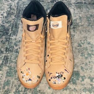 BANDULU X PRO LEATHER HIGH 'PAINT SPLATTER - FLUX' Converse